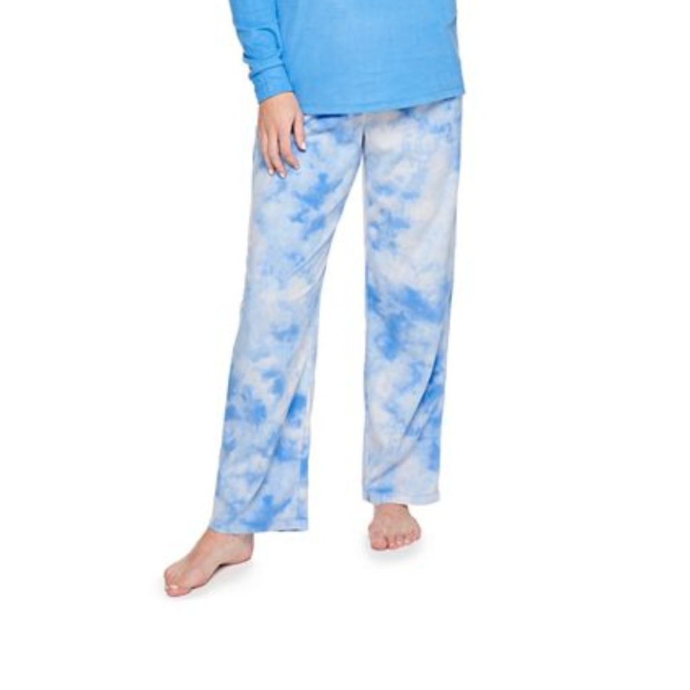 Sonoma Intimates Blue Tie Die Cozy Pajama Pants